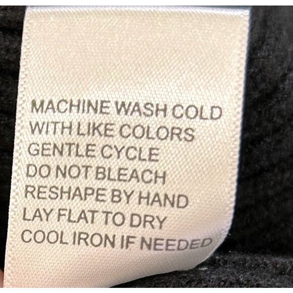 Stitchdrop Ribbed Black Cream Striped Mock Neck Midi Sweater Dress - Picture 9 of 9